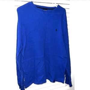 Polo by Ralph Lauren Men’s Long sleeve Size M
Royal blue w black horse
